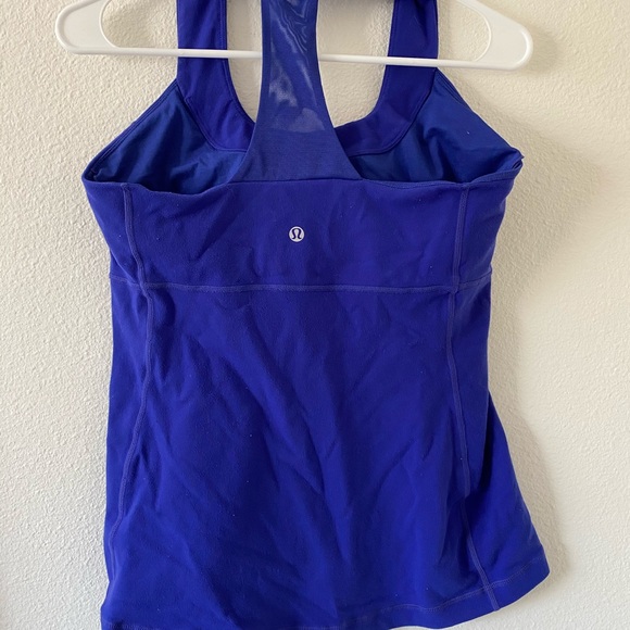 Lululemon Blue Scoop Neck Tank Top - Picture 4 of 8